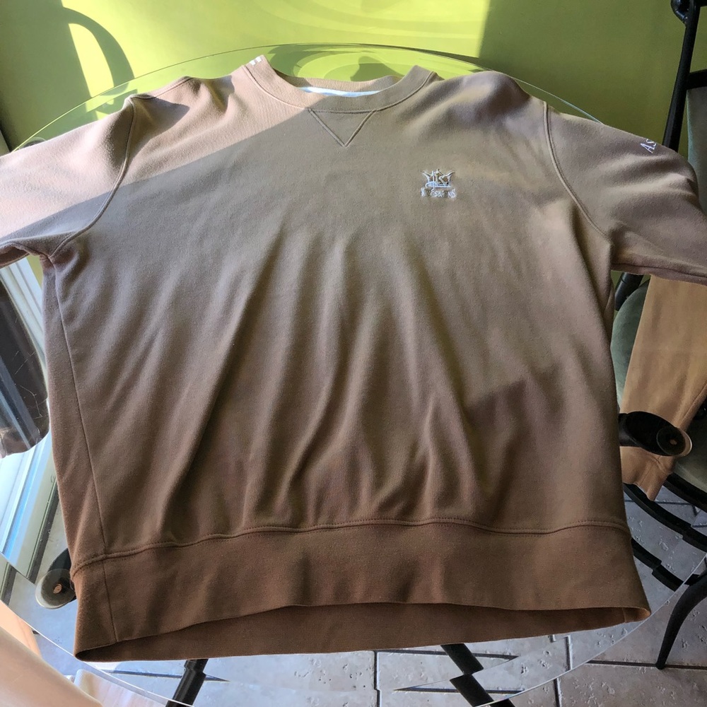 Ashworth Ez-tech Long Sleeve Cotton Sweatshirt